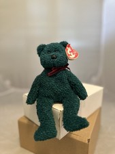 TY Beanie Baby – 2001 Holiday Teddy – Retired Original Tags Excellent Condition