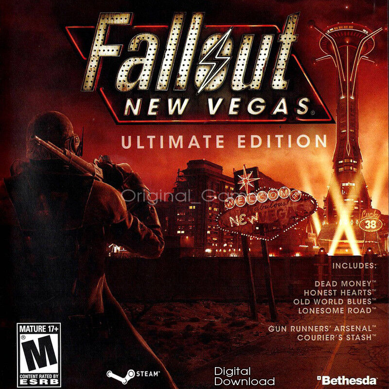 Fallout New Vegas Ultimate Edition Steam key PC (No CD/DVD) Global