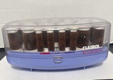 Clairol Kindness Vintage VH24 Hair Hot Rollers Curlers Velvet Flocked 1985