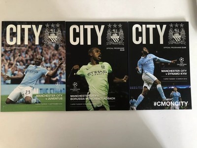 Manchester City V Borussia Monchengladbach Champions League 8 December 2015 Ebay