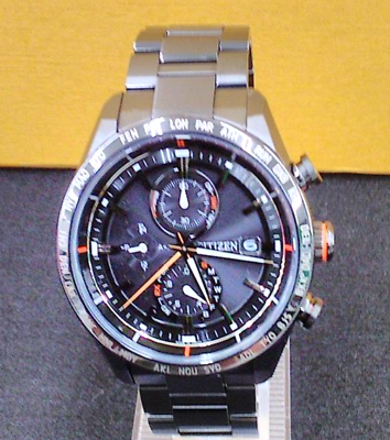 CITIZEN ATTESA ACT Line Black Band AT8185-62E Quartz Solar CITIZEN ATTESA ACT Line Black Band AT8185-62E Quartz Solar