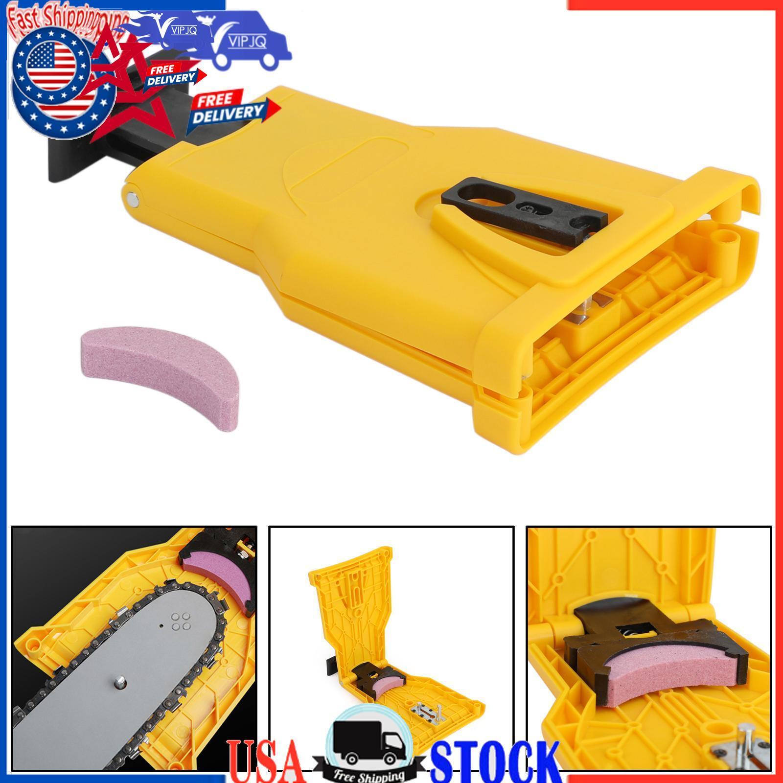 14-20 Inch Chainsaw Sharpener Fast Blade Sharpening Stone System US