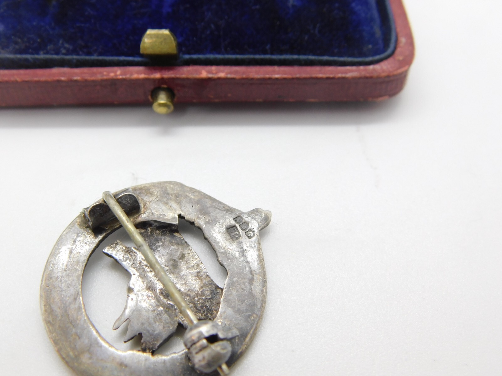 Scottish Sterling Silver Clan Campbell Ne Obliviscaris Brooch Edinburgh