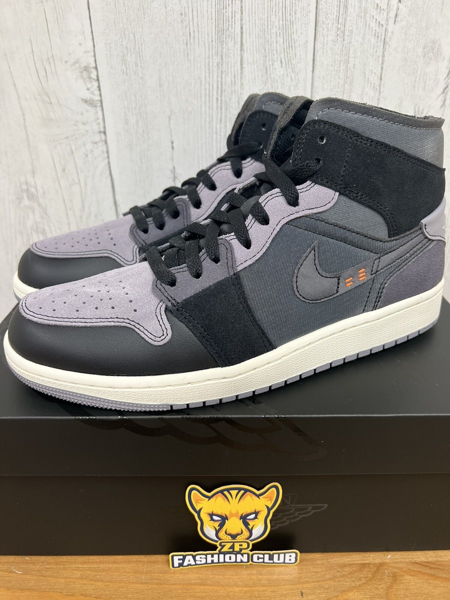 Air Jordan 1 Mid Craft Inside Out Black DM9652-001