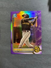 Zayed Salinas Chrome 1st Purple Refractor /250 - 2022 Topps Bowman Baseball