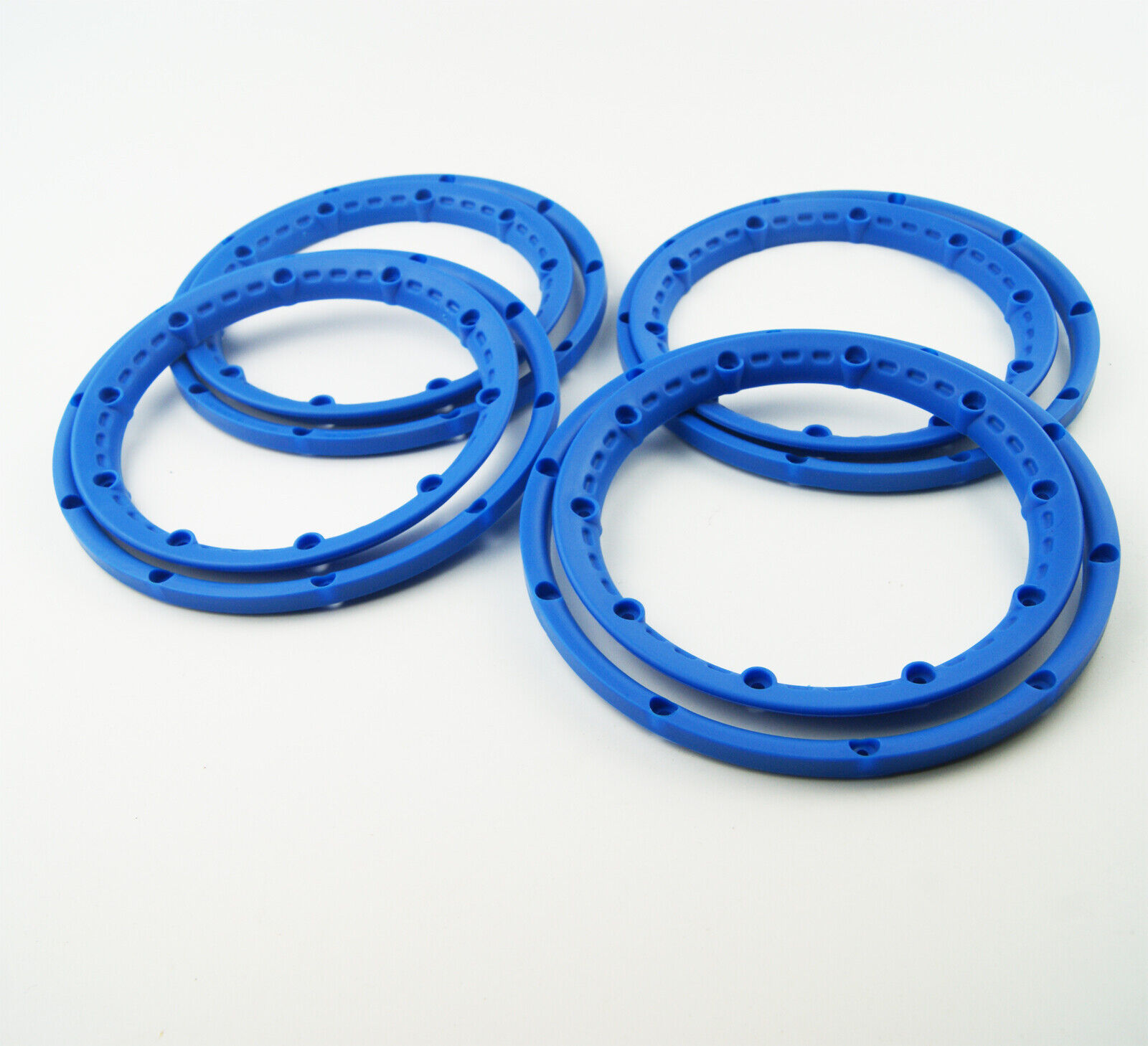 Blue baja Wheel Rim Bead Lock Ring Set for 1/5 HPI Baja 5B SS Rovan KM