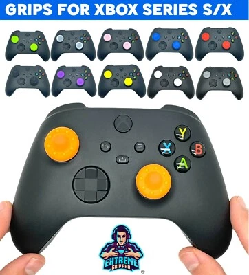 2x Grips For Xbox Series X S Controllers Grips Thumb Stick Cover Caps FPS Gaming