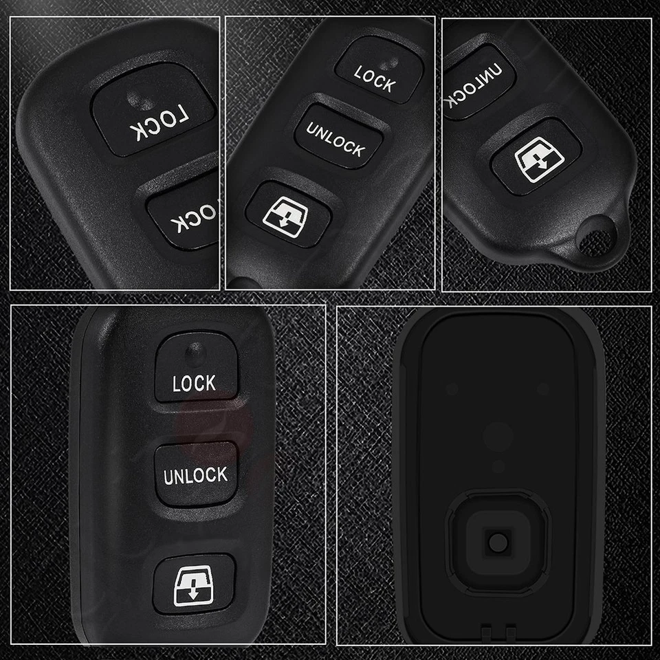 2 botones de mando a distancia para Toyota 4Runner 2002 2003 2004 2005 2006-2009 Foto 2 de 4
