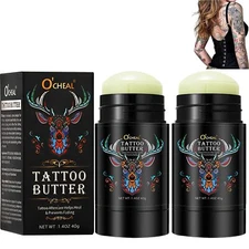 Tattoo Aftercare Butter Balm,Natural Organic Tattoo Cream Moisturizer for Old & 