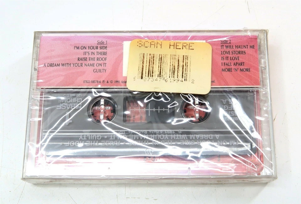 New JENNIFER HOLLIDAY I'm On Your Side sealed 1991 Cassette Tape ARISTA 18578-4 - Image 2 of 2