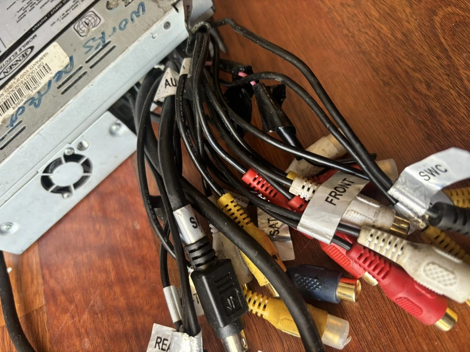 JENSEN VM9312 SAT READY DVD, MP3, WMA, SAT RECEIVER for Hyundai & Kia/FOR PARTS - Image 3 of 4