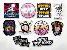 Pop Punk Vinyl Sticker Lot 10 Pack SET 3 emo easycore melodic new found glory