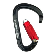 Heavy Duty 25kn Carabiner Twist Gate Auto Locking Aluminum D Ring Climbing