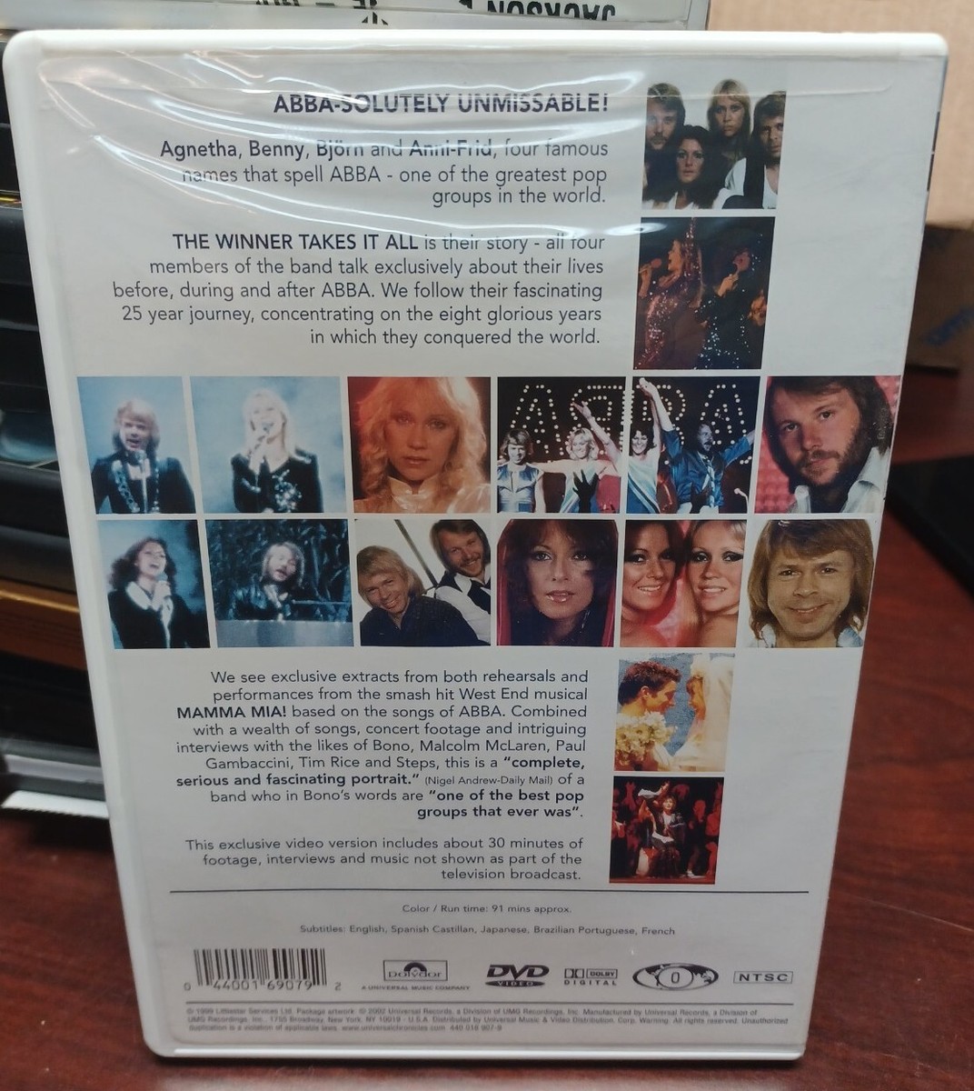 ABBA: The Winner Takes It All - The Abba Story (DVD, 2002