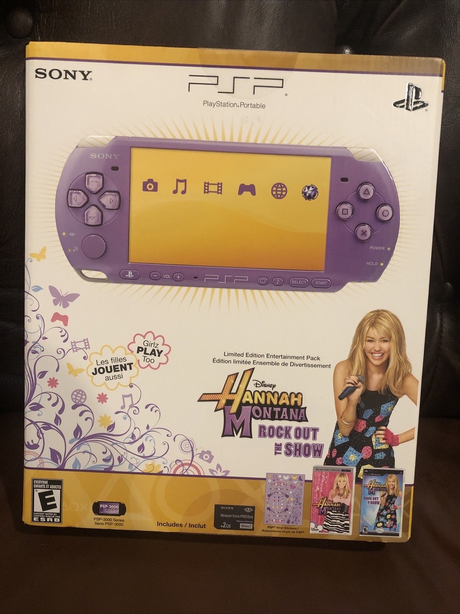 Sony PSP-3000 Hannah Montana PlayStation Limited-Ed Entertain Pack