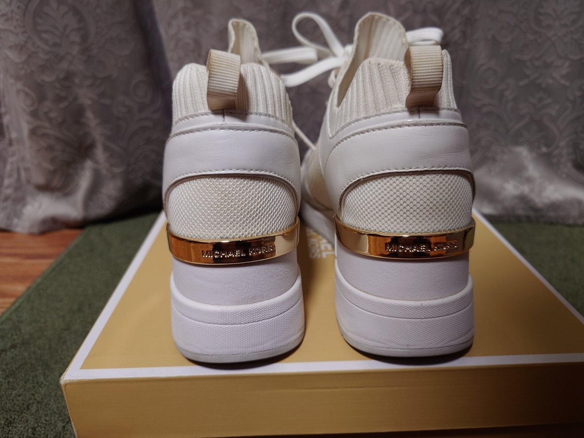 Michael Kors スニーカー ホワイト/ゴールド MICHAEL KORS スニーカー MK02284101 MK02284102 マイケル