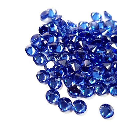 09 Colors Natural Certified Faceted cubic zirconia MM Size Zircon Loose Gemstone