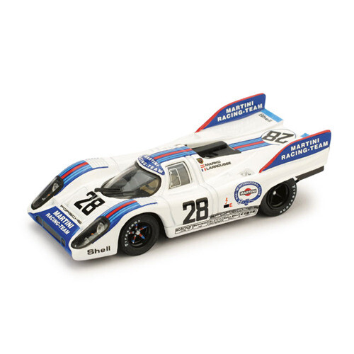Coche miniatura Porsche 908 1980 1/18 Spark /80 RHD No.9 Martini 24h Le Mans 1:1