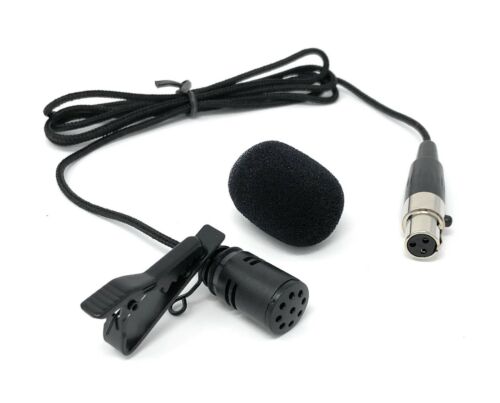Lavalier Lapel Mic Tie Clip Microphone for VocoPro UDH Wireless Transmitters - Picture 2 of 7