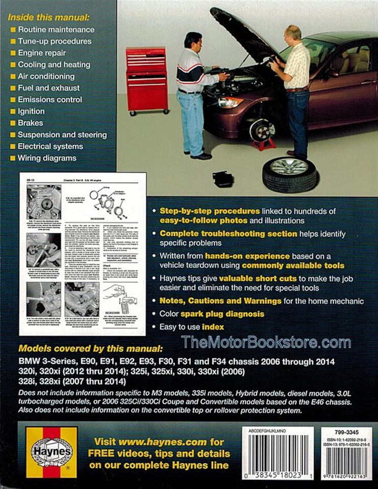 Manual de reparación BMW 320i, 320xi, 325i, 325xi, 328i, 328xi, 330i, 330xi 2006-2014 Foto 2 de 2