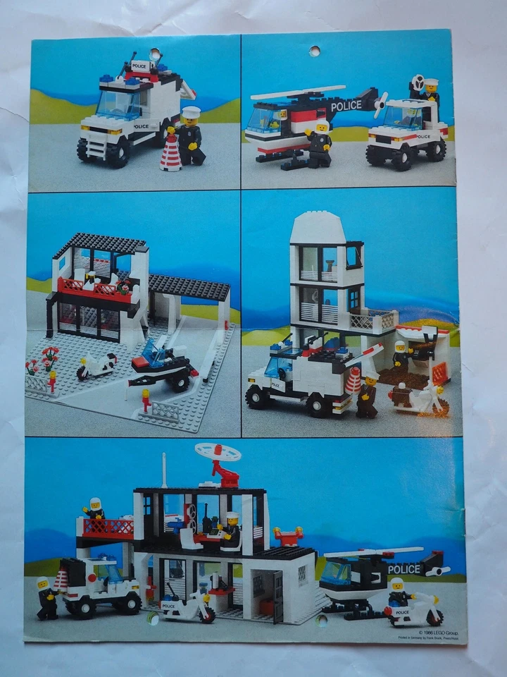 LEGO 6386 Police Command Base, 1986, vintage, legoland, city - Photo 3/4