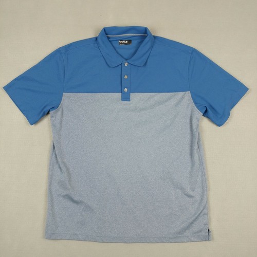 Bolle Shirt Mens Large L Polo Golf Blue 