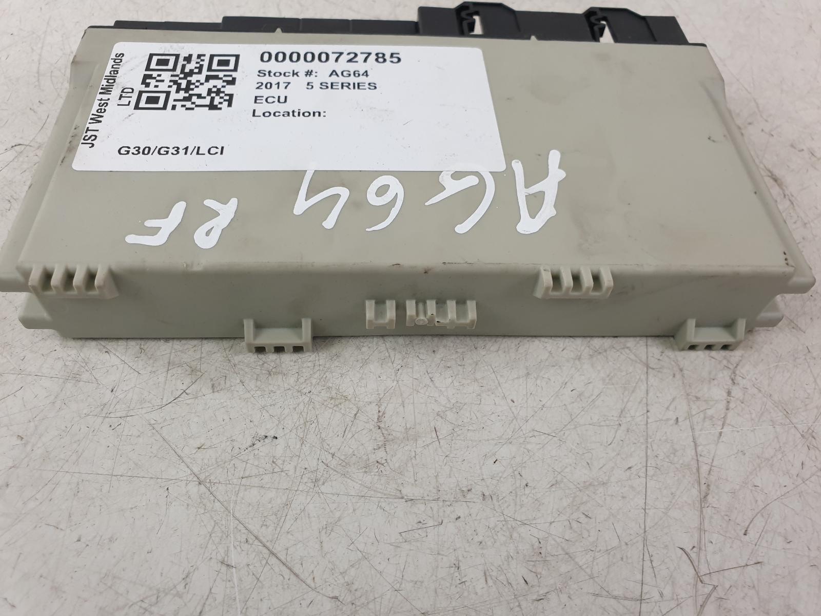 BMW 5 SERIES Control Unit 2017 2.0 Diesel G30 6999564 for sale 
