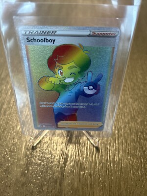 Pokemon TCG Schoolboy 276/264 Fusion Strike Rainbow Secret Rare NM/M | eBay