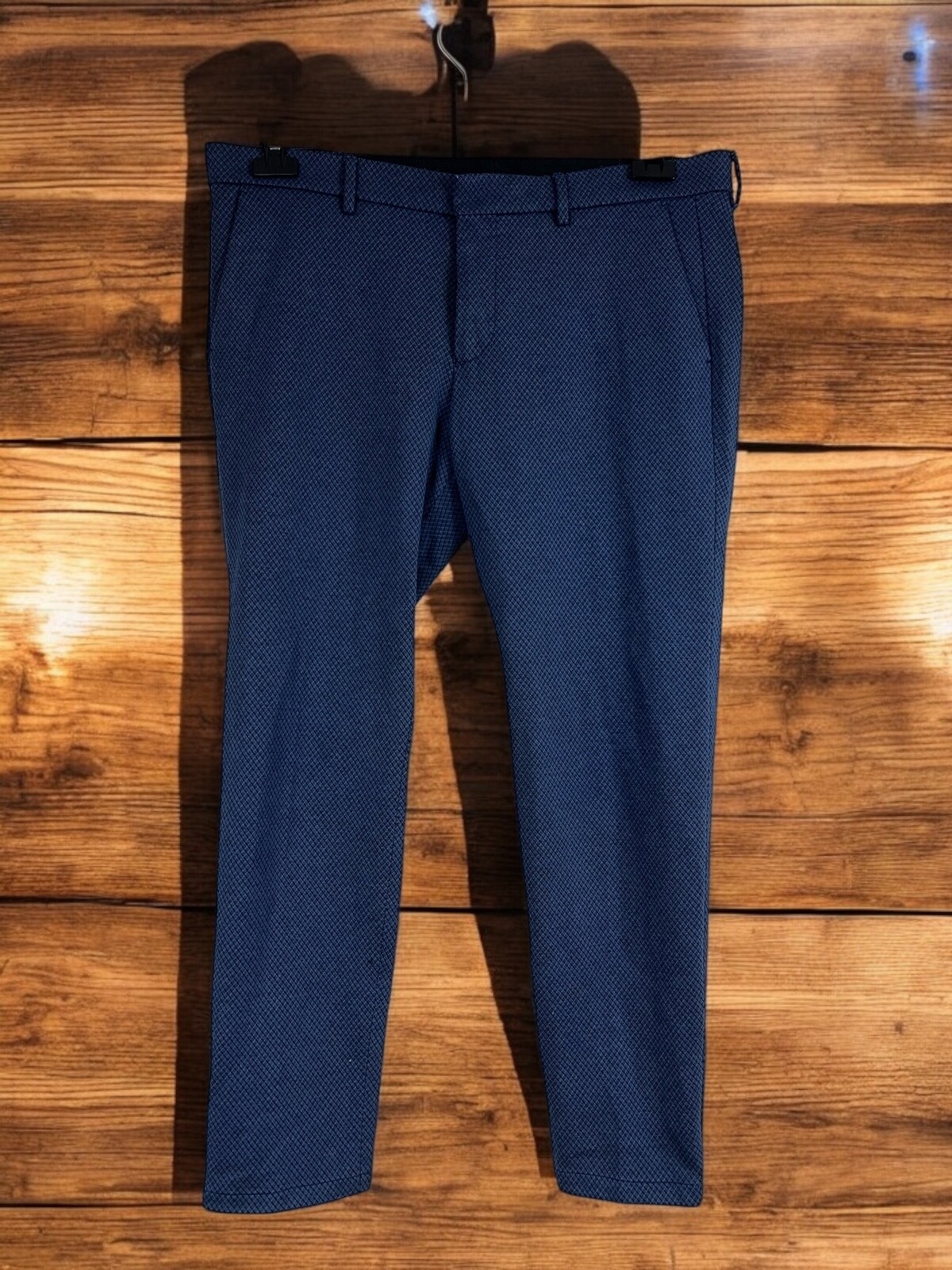 Drykorn Navy Chino Pants for Men 36x30 Casual Comfort Fit Trousers