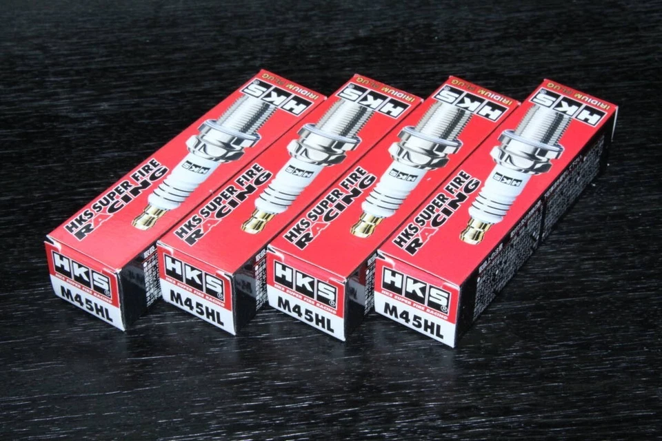 HKS 50003-M45XL Super Fire Racing Iridium Spark Plugs Heat Range No.9 Set 4 16mm - Image 2 of 4
