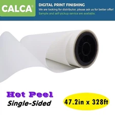 CALCA 47.2in x 328ft DTF Transfer Film Premium Roll-Warm Peel, Single - sided