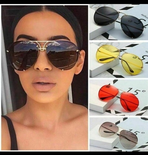 Oversized Women Sunclasses Shades Celebrity Sunclasses UK_voghion.com