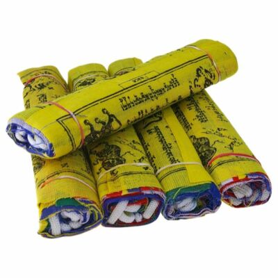 Gebetsfahnen große Modelle 5er Set GIRLANDEN - Tibetan Prayer Flags