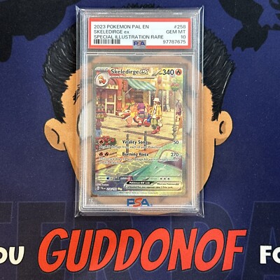 💎PSA 10 GEM MINT 2023 Pokemon Paldea Evolved SKELEDIRGE EX #258