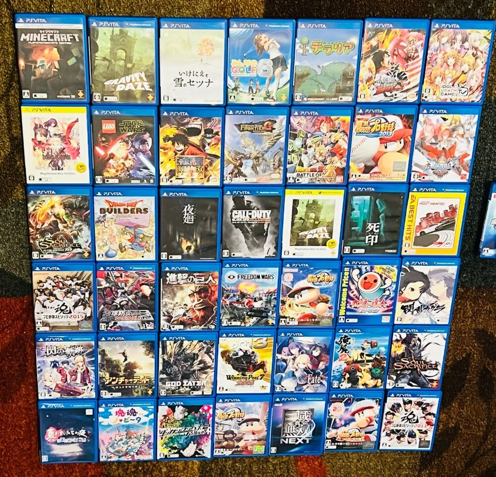 Sony Playstation Vita PS Vita Japanese Import CIB Games *CHOOSE