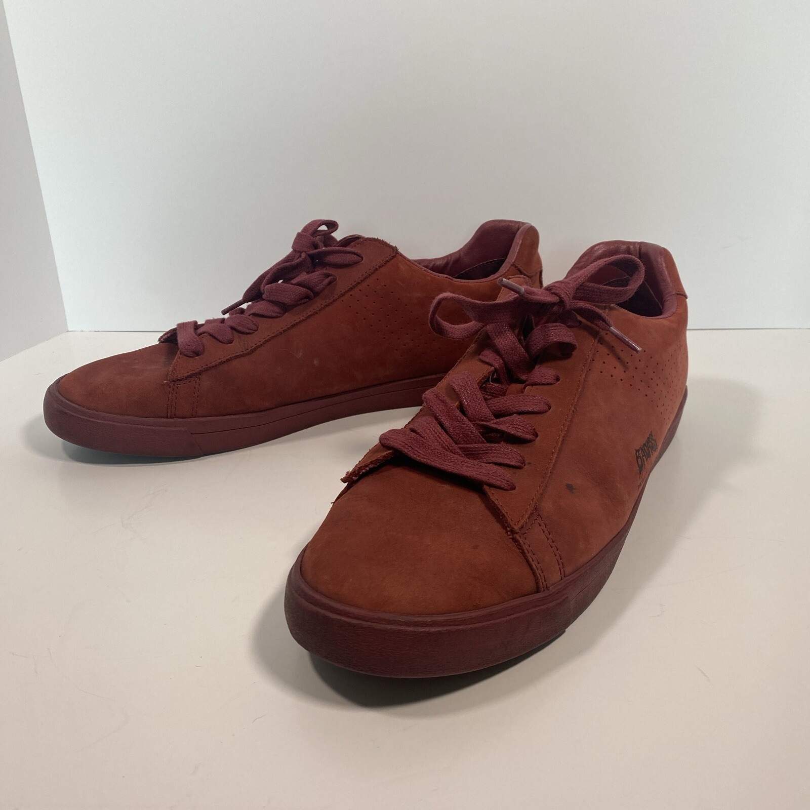 Pony BADASS NEW YORK ROSSO SCARPE BASSE UOMO TAGLIA US 13