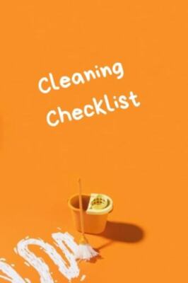 cleaning checklist by Book, Planner, Brand New, Free shipping in the US
