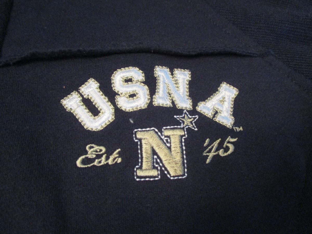 NWT USNA US NAVY NAVAL ACADEMY WOMENS ZIP CARDIGAN SWEATER
