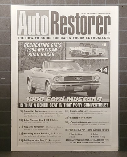 Auto Restorer: How to Guide Oktober 2006 Band 18 Nummer 10 AR23