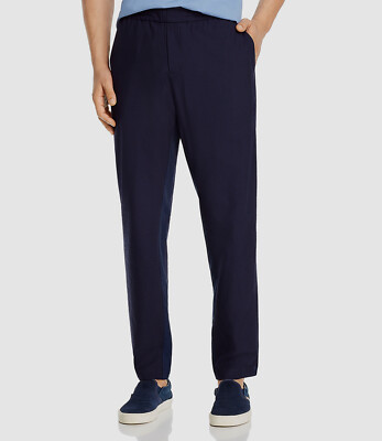 $195 Paul Smith Men's Blue Striped Draw Cord Slim Fit Jogger Pants Size 28W 29L