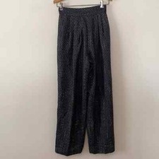 vintage 1980s Print Pleated High Rise Trousers