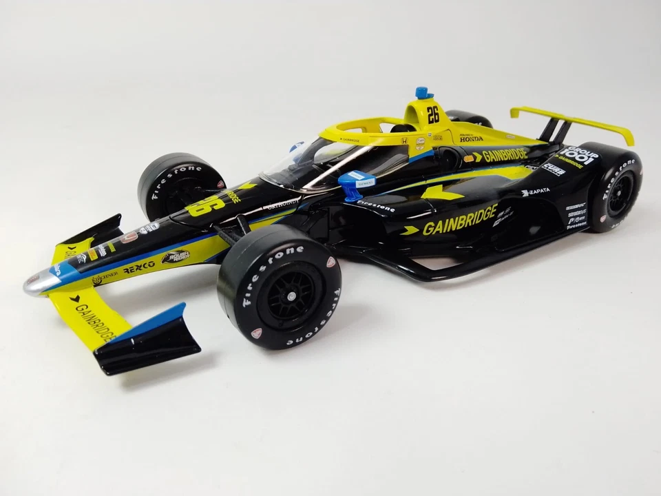 Greenlight Dallara Honda #26 Herta Andretti Autosport Indy 2023 1/18 11183 - Immagine 3 di 4