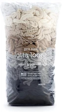 Friendly Loom | Lotta Loops - 10” Pro-Sized Neutral Themed Potholder Weaving Loo