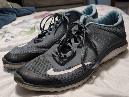 Nike Fit Sole Lite Run 2 Womens Running Shoes Blue Graphite Size 11 VGC - Picture 2 of 9