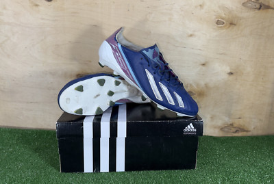 Adidas adizero F50 FG Leathers Q34763 Elit Blue boots Cleats mens Football/Socce