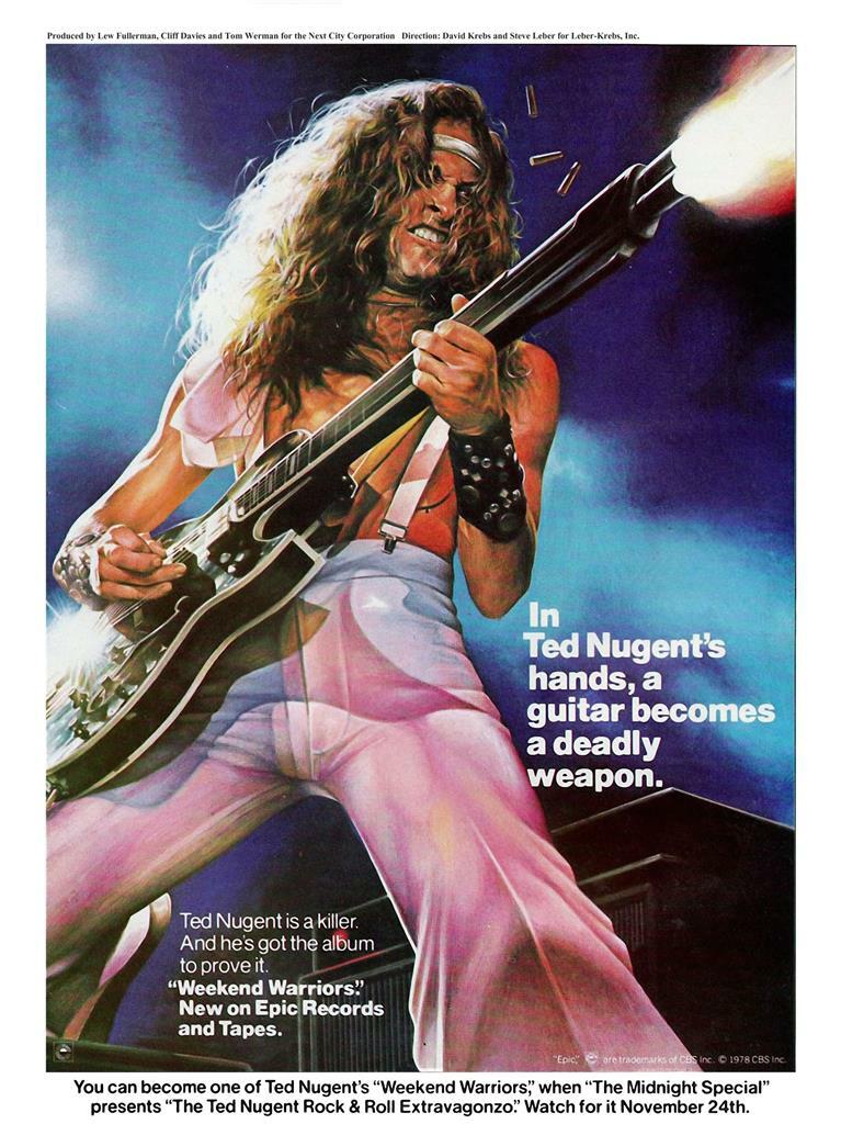 VHS ギター教則ビデオ　THE TED NUGENT SHOW Ted Nugent - Groove3.com Video Tutorial