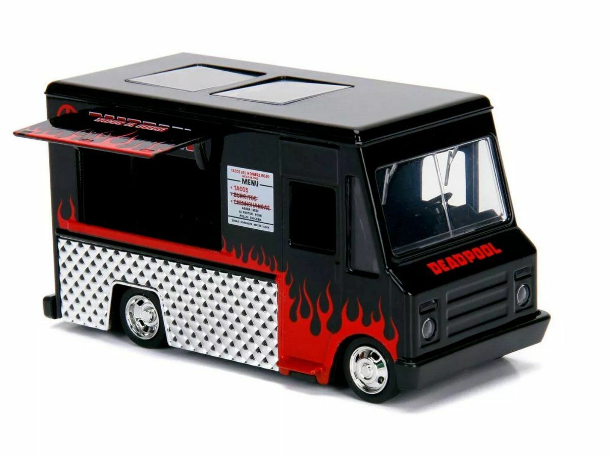 Marvel DEADPOOL Taco Truck Jada Metals Die-Cast 1/32 Model Truck