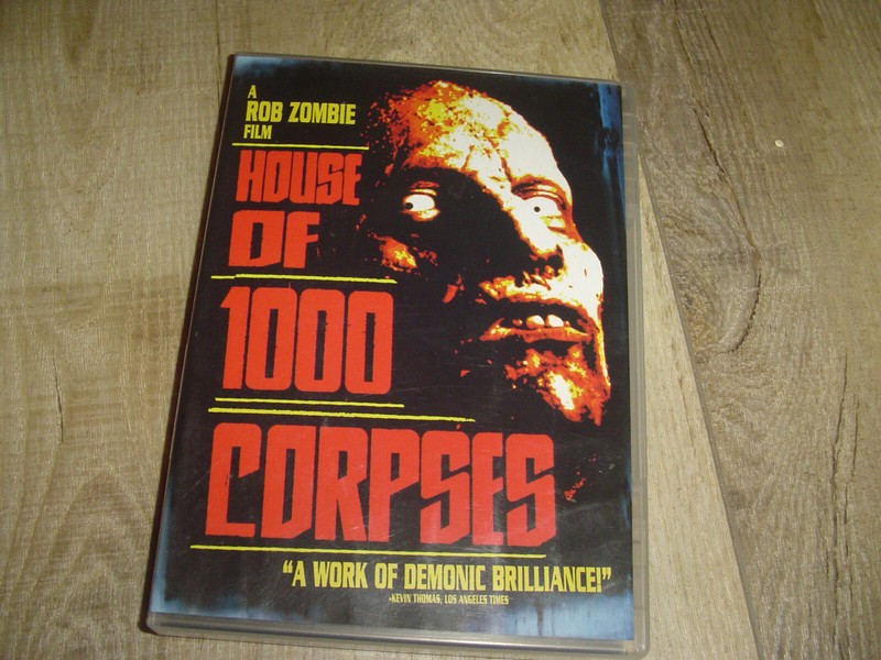 House of 1000 Corpses (DVD, 2003) Rob Zombie Film NEW FREE SHIPPING