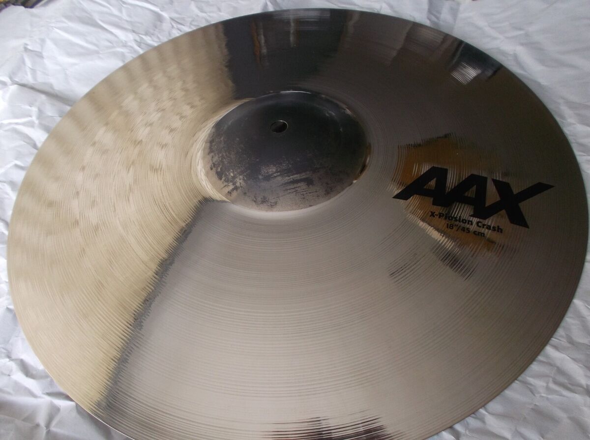 【値下げ】SABIAN AAX Stage Crash 18インチ中古 Sabian AAX X-Plosion 18