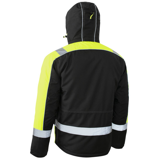 Schöffel PRO WS Polarlicht Herren 10034137 – Warnschutz Winterjacke EN 20471 Kl. 3